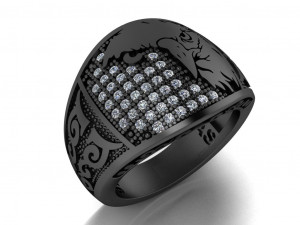 eagle ring Modelo 3D