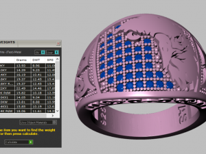 eagle ring Modelo 3D