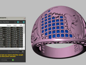 anello dell'aquila Modello 3D