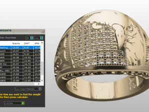 eagle ring Modelo 3D