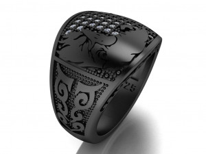 eagle ring Modelo 3D