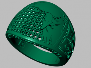 eagle ring Modelo 3D