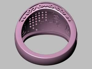 eagle ring Modelo 3D