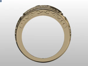 anello dell'aquila Modello 3D