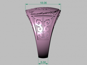 eagle ring Modelo 3D