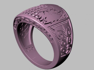 anello dell'aquila Modello 3D