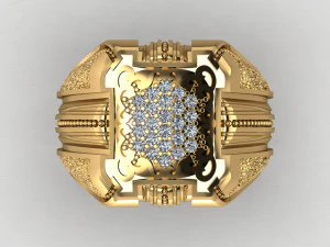 signet ring 3D Model