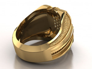 signet ring Modello 3D