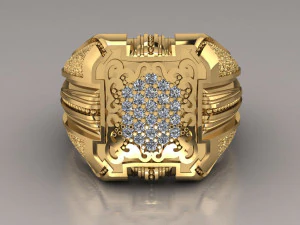 signet ring 3D Model