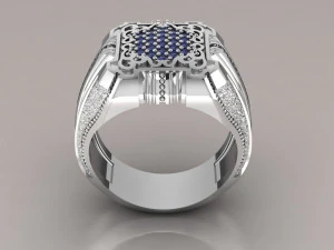 signet ring 3D Model