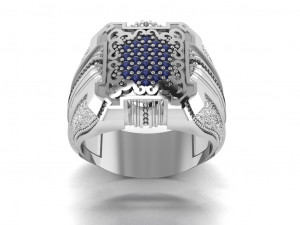 signet ring Modello 3D