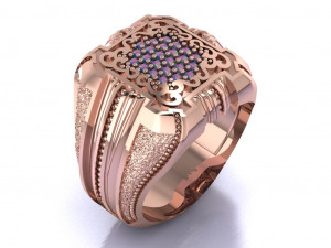 signet ring Modello 3D