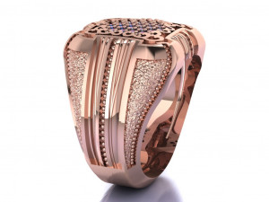 signet ring Modello 3D
