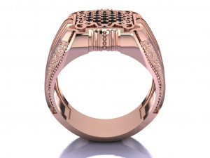 signet ring Modello 3D
