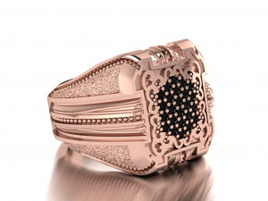 signet ring Modello 3D