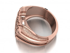 signet ring Modello 3D