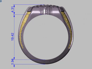 signet ring 3D Model