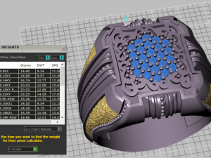signet ring Modello 3D