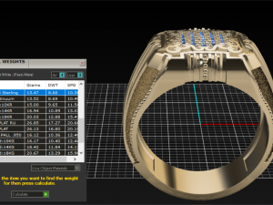 signet ring Modello 3D