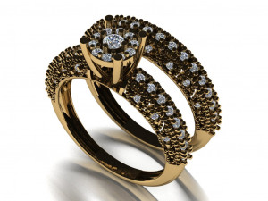 solitaire set ring 3D Model