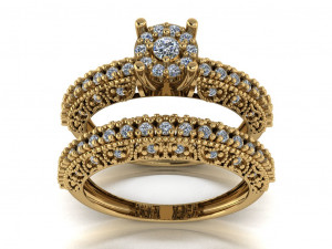 solitaire set ring 3D Model