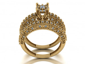 solitaire set ring 3D Model