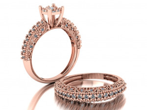 solitaire set ring 3D Model