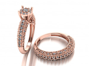 solitaire set ring 3D Model
