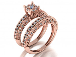 solitaire set ring 3D Model