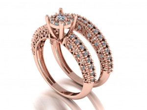 solitaire set ring 3D Model