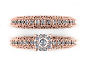 solitaire set ring 3D Model