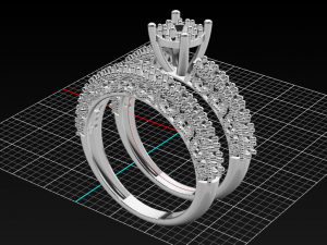 solitaire set ring 3D Model