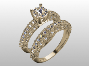 solitaire set ring 3D Model