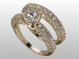 solitaire set ring 3D Model