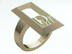 dior ring 3D Model