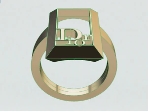 dior ring 3D Model