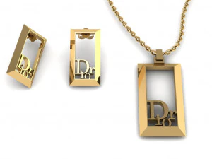 set dior Modello 3D