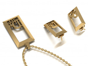 dior set Model 3D