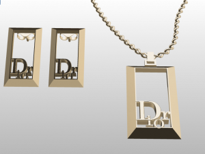 dior set Model 3D