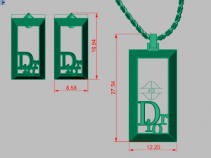 dior set Model 3D
