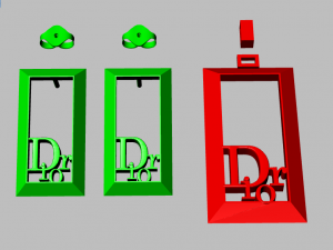 dior set Model 3D