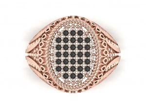 signet ring for men 3D Model