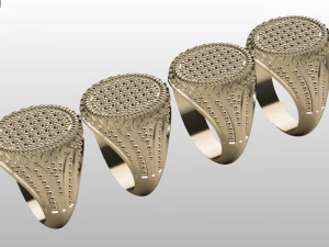signet ring for men 3D Model