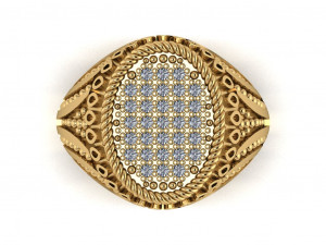 signet ring for men 3D मॉडल