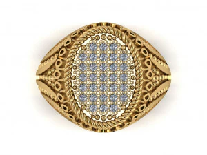signet ring for men 3D Model
