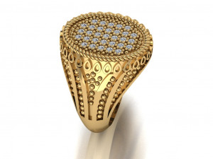 signet ring for men 3D मॉडल
