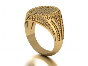 signet ring for men 3D Model