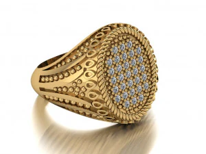 signet ring for men 3D Model