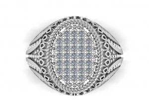 signet ring for men 3D Model