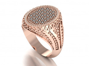 signet ring for men 3D मॉडल